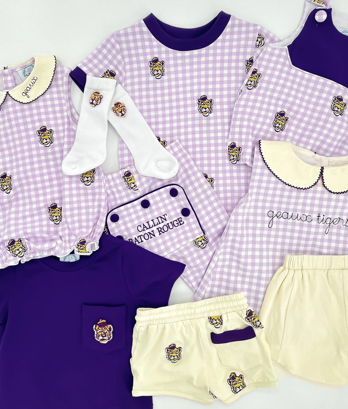 Preorder 26: Callin’ Baton Rouge Boy Shorty Set