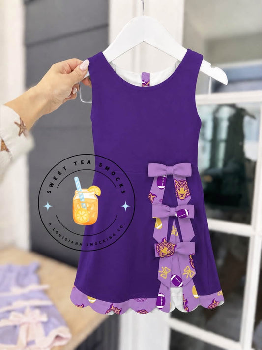 Love Purple Youth Summer Dress