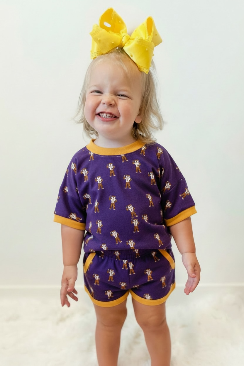 Preorder 26: Purple Tiger Bait Adult Lounge Set